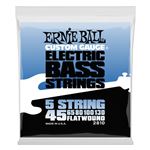 Ernie Ball P02810 Flatwound 5-String Bass Set Front View